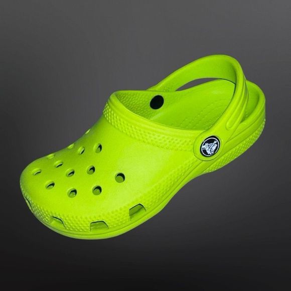 Toddler CROCS Classic Clog Neon Green Size C 12 - Picture 1 of 5